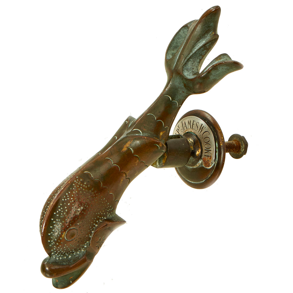 Sold at Auction: HARVIN NAUTICAL BRASS CANNON DOOR KNOCKER