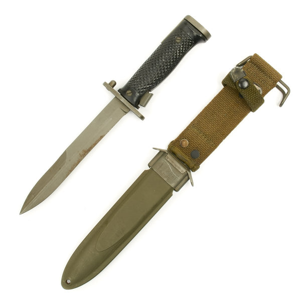 Original U.S. Korean War Garand Rifle M5 Bayonet by Aerial with M8A1 ...