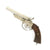 Original European French-Style Nickel Plated Double Barrel Centerfire .38cal Pistol - Circa 1870 Original Items