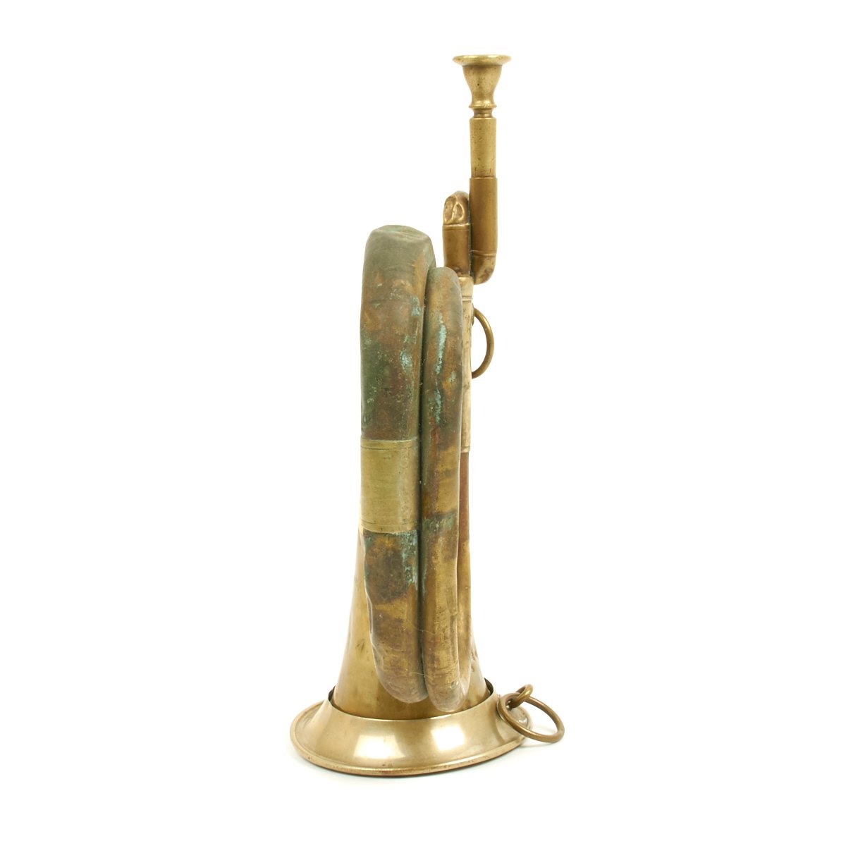 Original U.S. WWI Military Brass Bugle with Mouthpiece – International  Military Antiques
