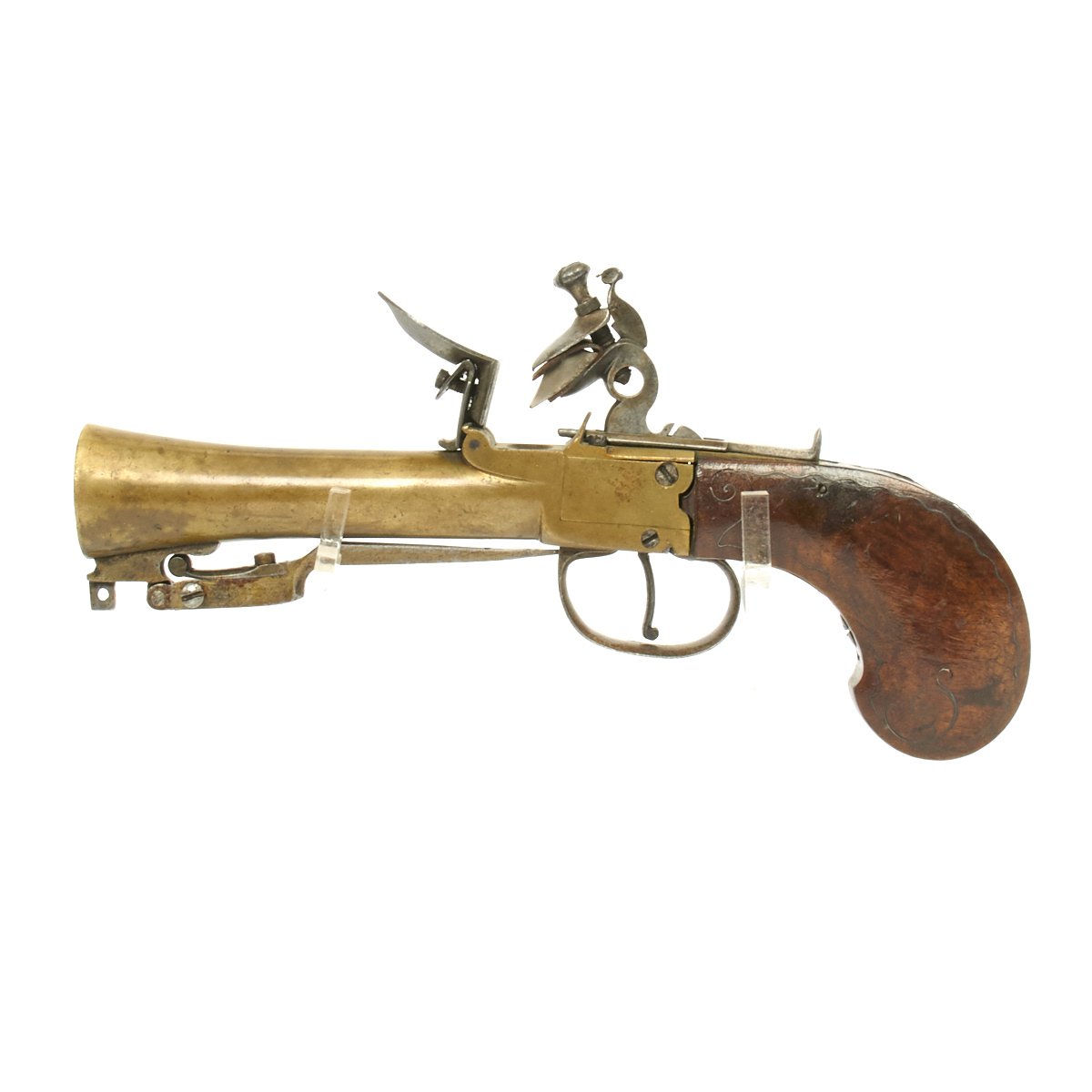 Large Flintlock Blunderbuss w/ Bayonet by Waters & Co (AL7463) ATX