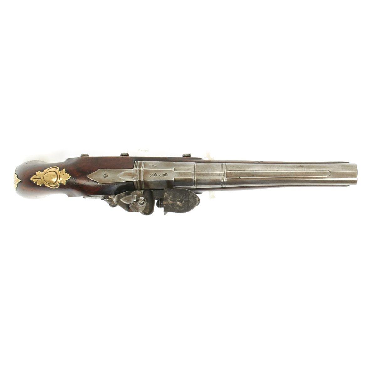 Original 18th Century British Queen Anne Cypher Flintlock Pistol by Jo –  International Military Antiques