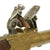 Original British Brass Flintlock Pocket Pistol by Sharpe of London circa 1800-1840 Original Items