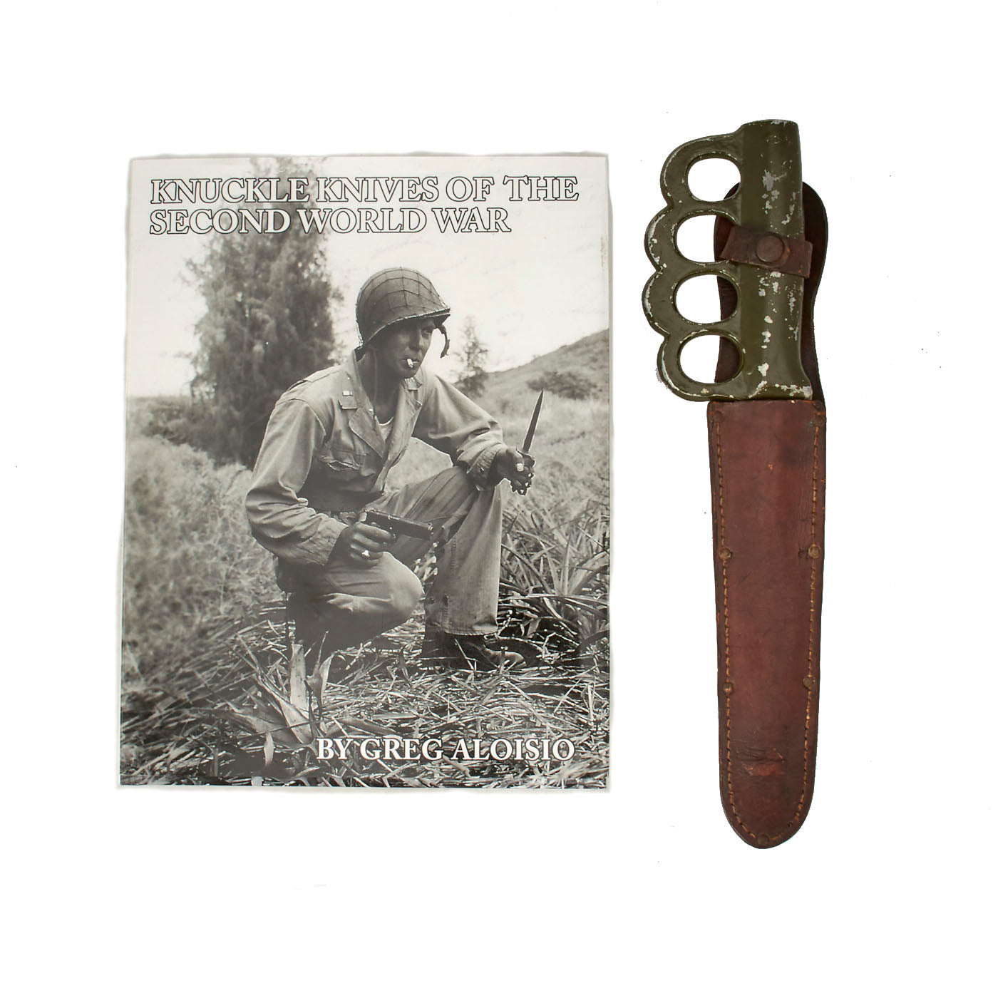 Original U.S. WWII Custom Knuckle Duster Fighting Knife As Seen in Boo – International  Military Antiques