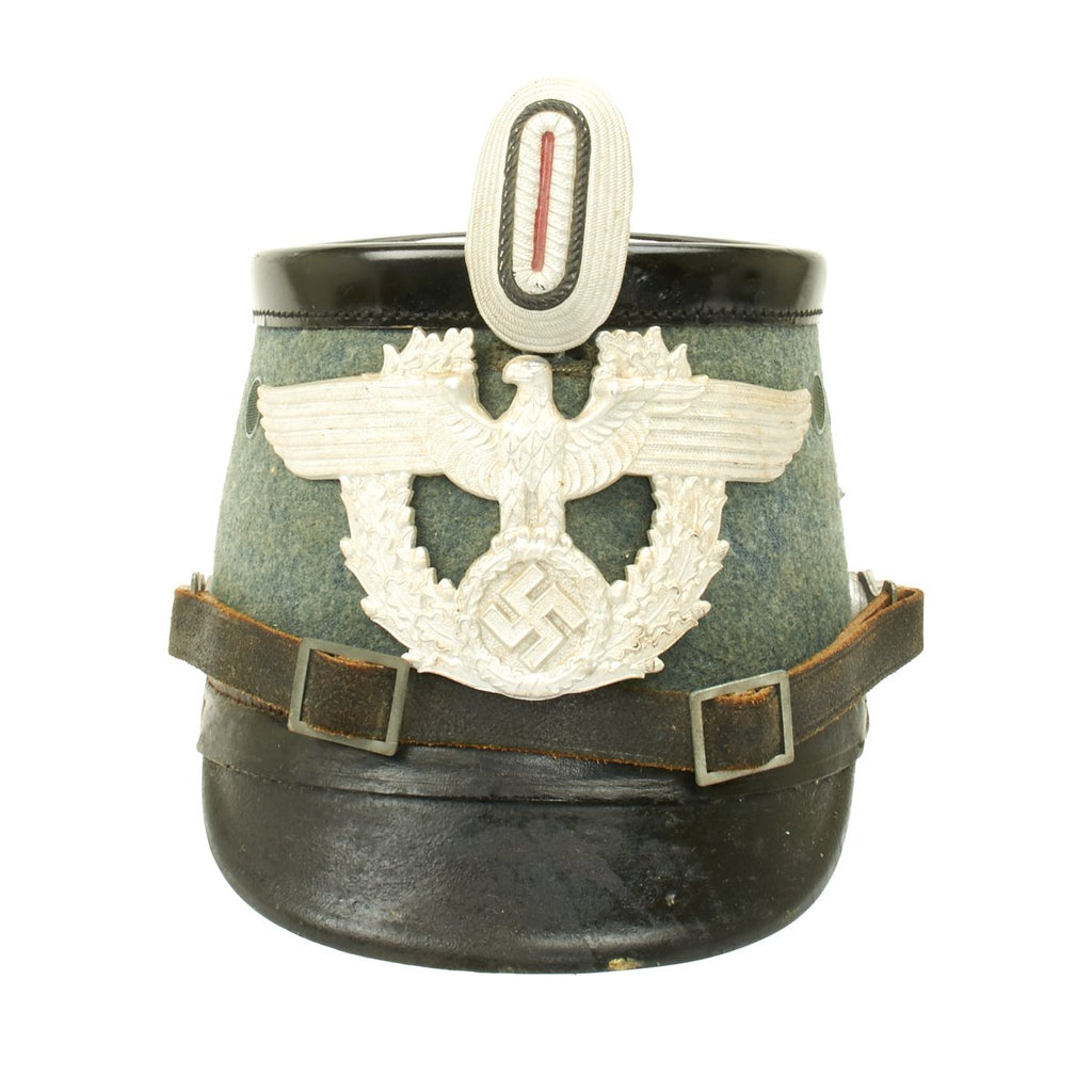 Original German WWII Metropolitan Police Officer Shako by Hans Romer Original Items