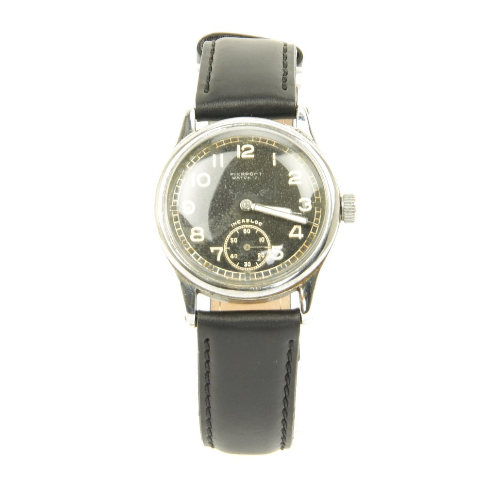 Original German WWII Wehrmacht D-H Watch - Pierpont INCABLOC - Fully Functional Original Items
