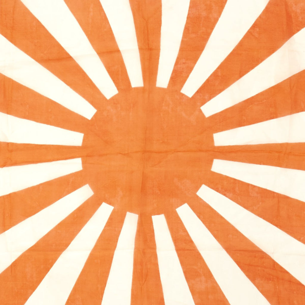 Original Japanese Wwii Silk Rising Sun Army War Flag 36 X 25 International Military Antiques 2735