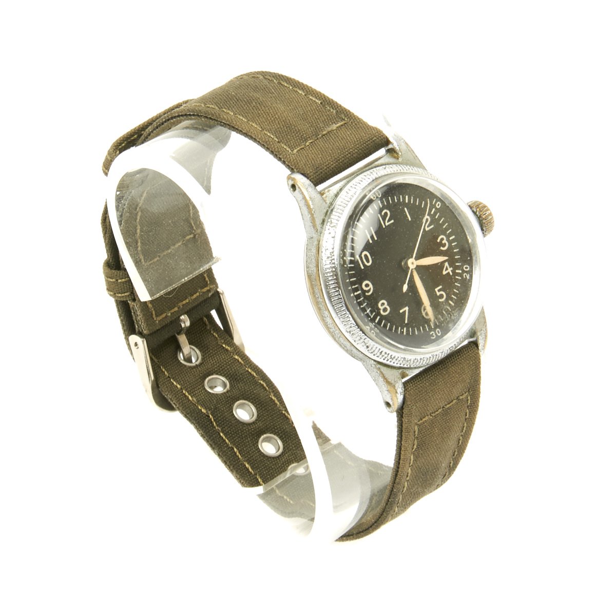 Original U.S. WWII 1945 Type A-11 USAAF Wrist Watch by Waltham