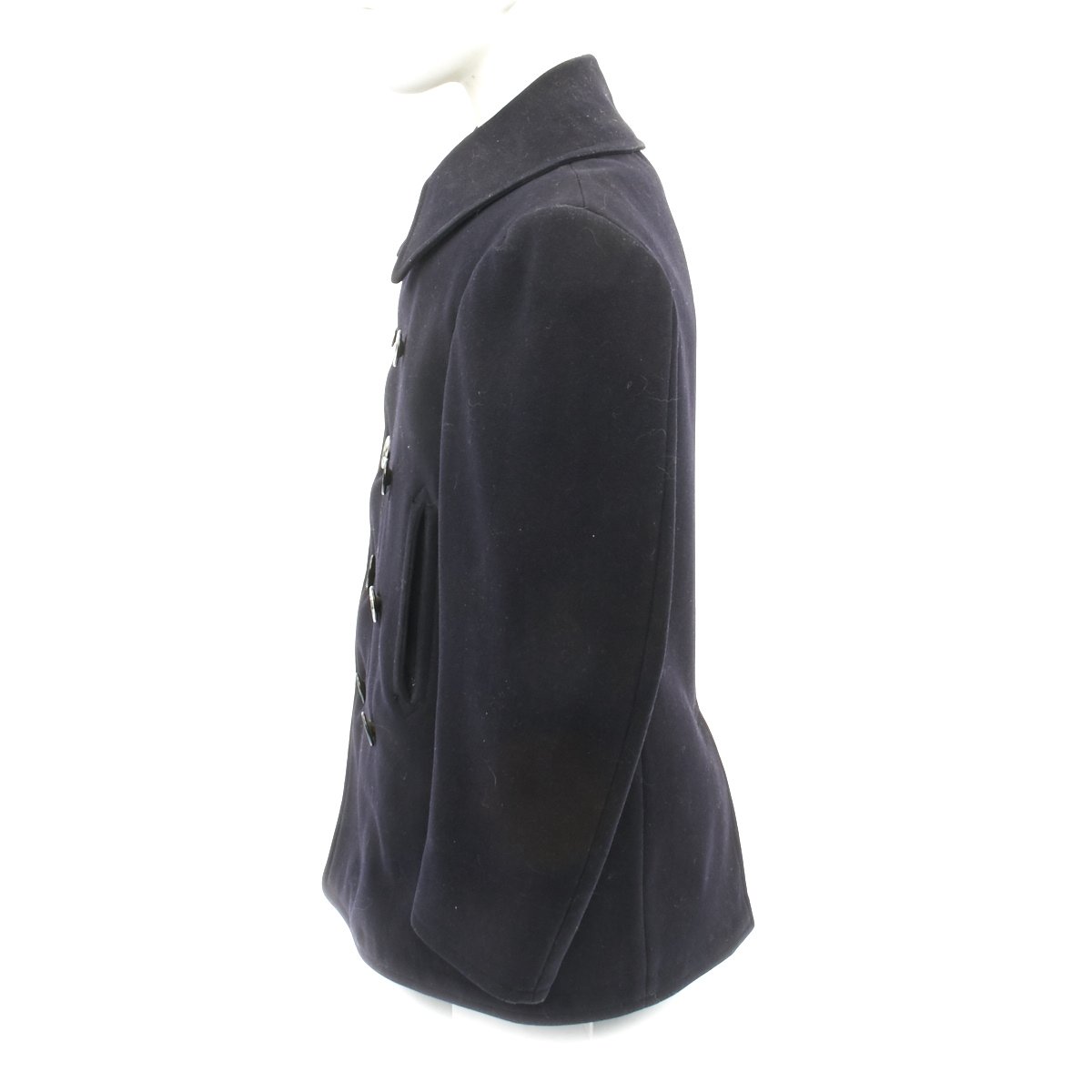 Original WWII U.S. Navy 10 Button Wool Pea Coat by Naval Clothing