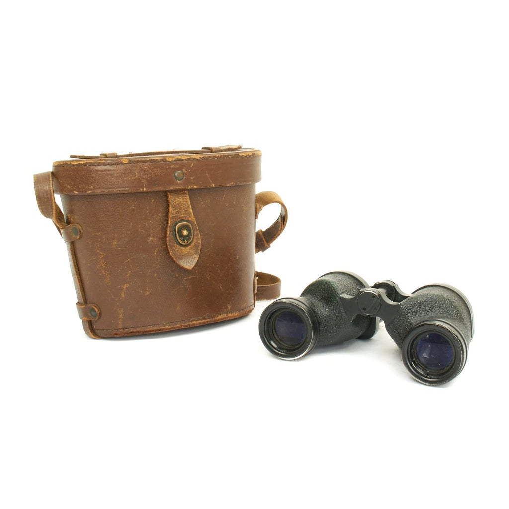 Original U.S. WWII M13A1 6x30 Binoculars with M17 Leather Case