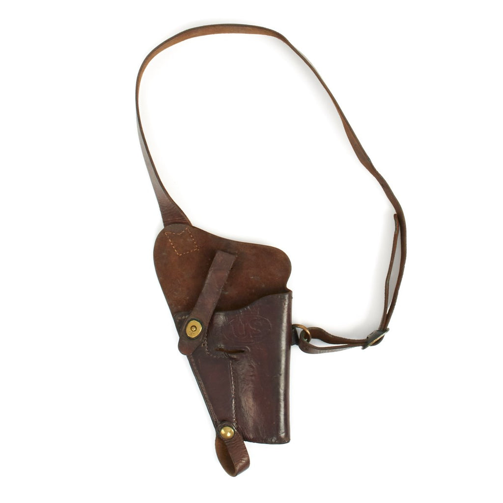 Original U.S. WWII USMC 1943 M3 Colt 1911 .45 Tanker Shoulder Holster by  BOYT – International Military Antiques