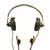 Original German WWII Panzer Armored Vehicle Model B Headphones with Throat Mic Original Items