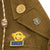 Original U.S. WWII 101st Airborne Division 377th PFAB Named Uniform Grouping Original Items