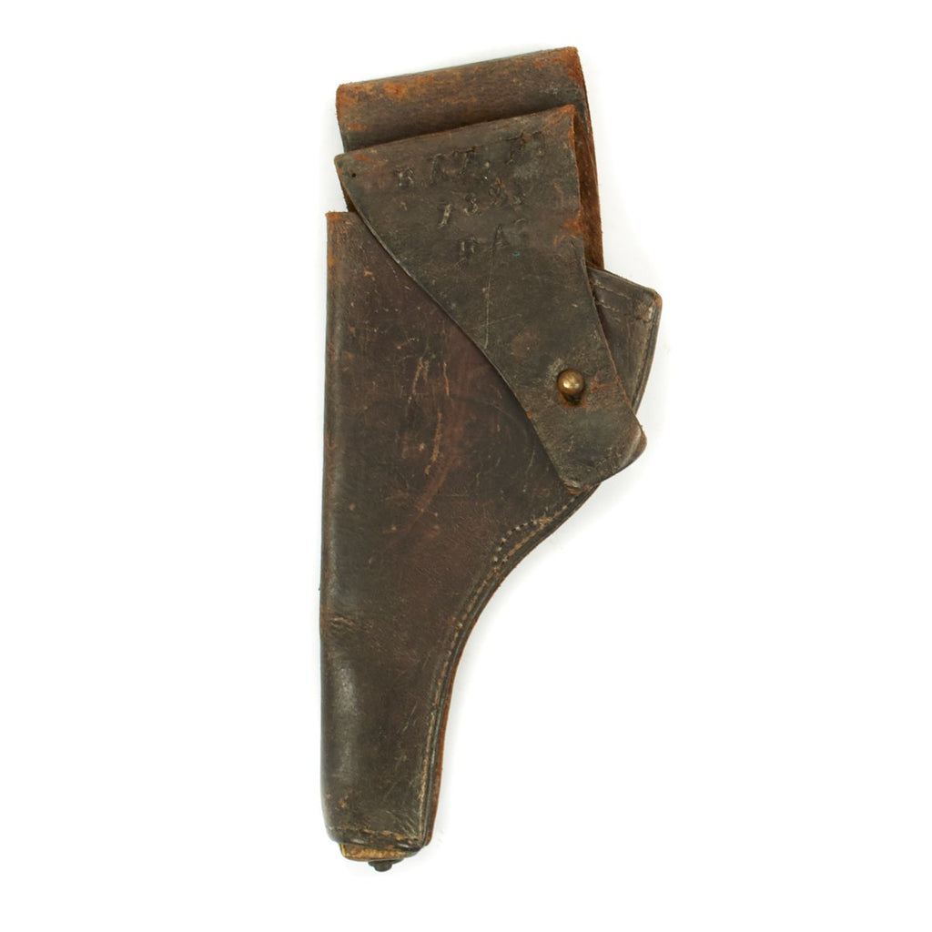 Original WWI U.S. M1909 Holster for Colt or S&W M1917 Revolver by G & K with Unit Markings - Dated 1916 Original Items