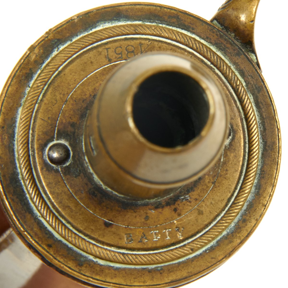 Original British Victorian Copper Gun Powder Flask with Native America –  International Military Antiques