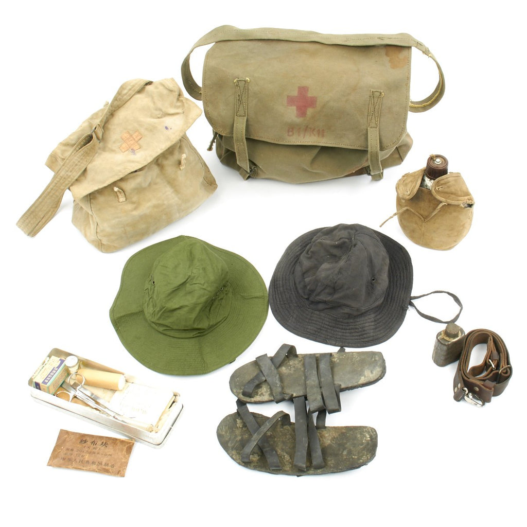 Original U.S. Vietnam War NVA North Vietnamese Viet Cong Medic Set Original Items