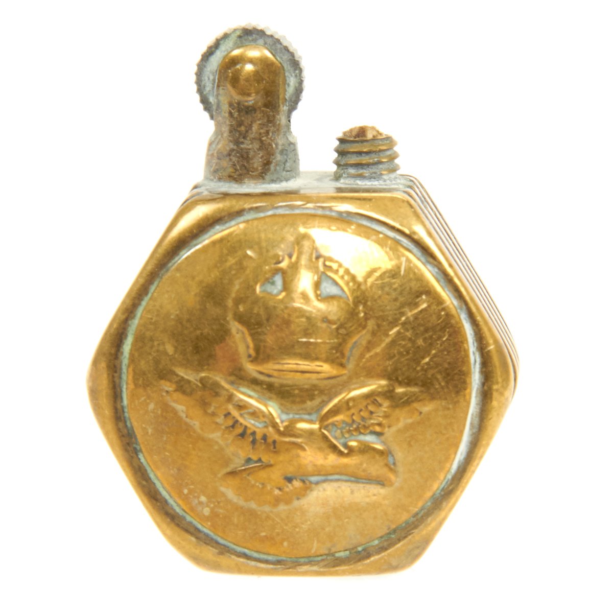 Trench Rat Militaria  WWII Brass Button Stick