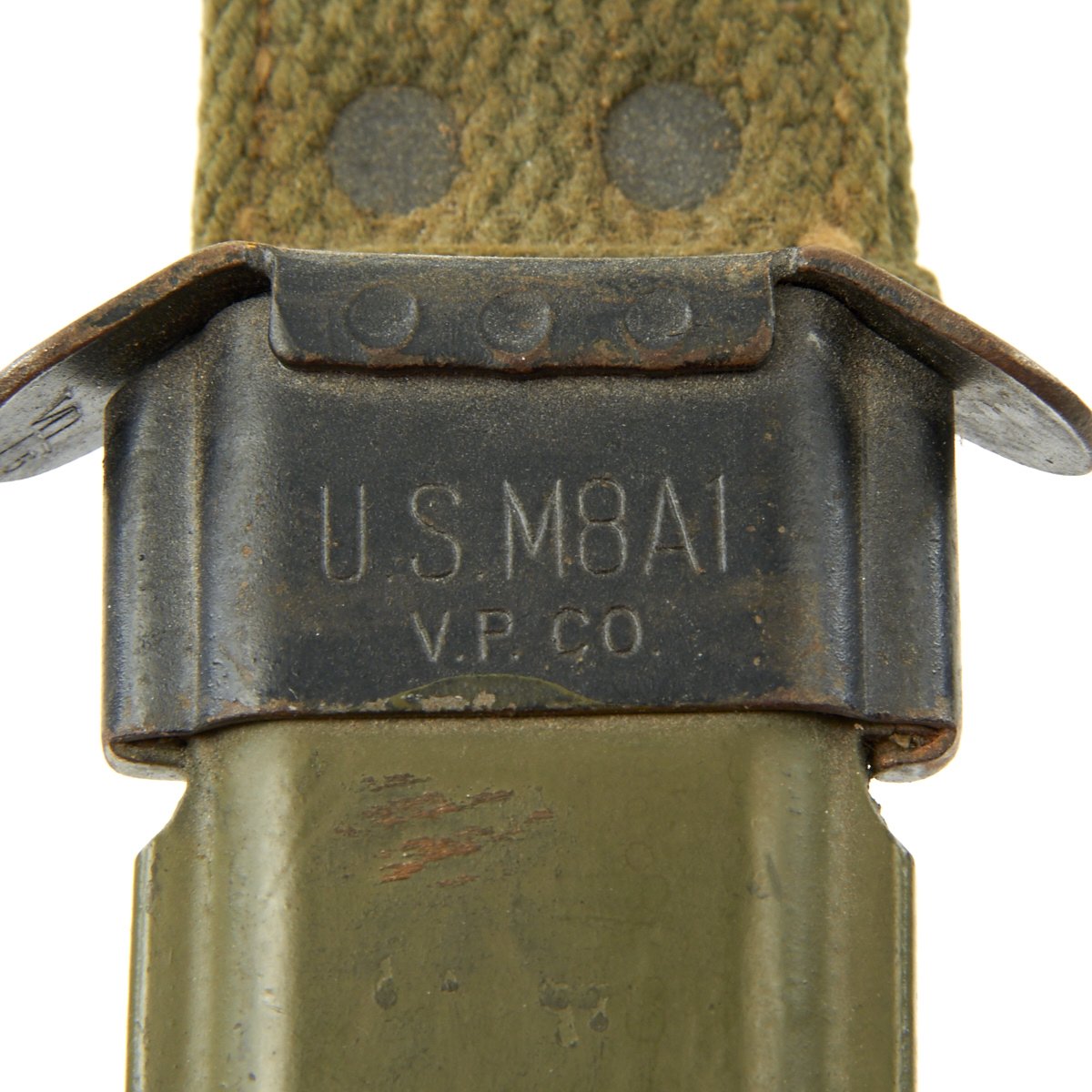 Original U.S. Korean War Garand Rifle M5 Bayonet by Imperial with M8A1 –  International Military Antiques