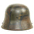 Original German WWI M16 Helmet with Original Camouflage Paint and Liner- Stamped Si66 Original Items