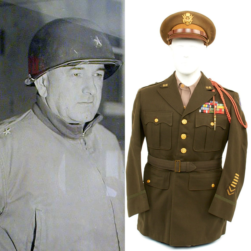 Original U.S. WWII Brigadier General Triple Silver Star Recipient Named Grouping Original Items