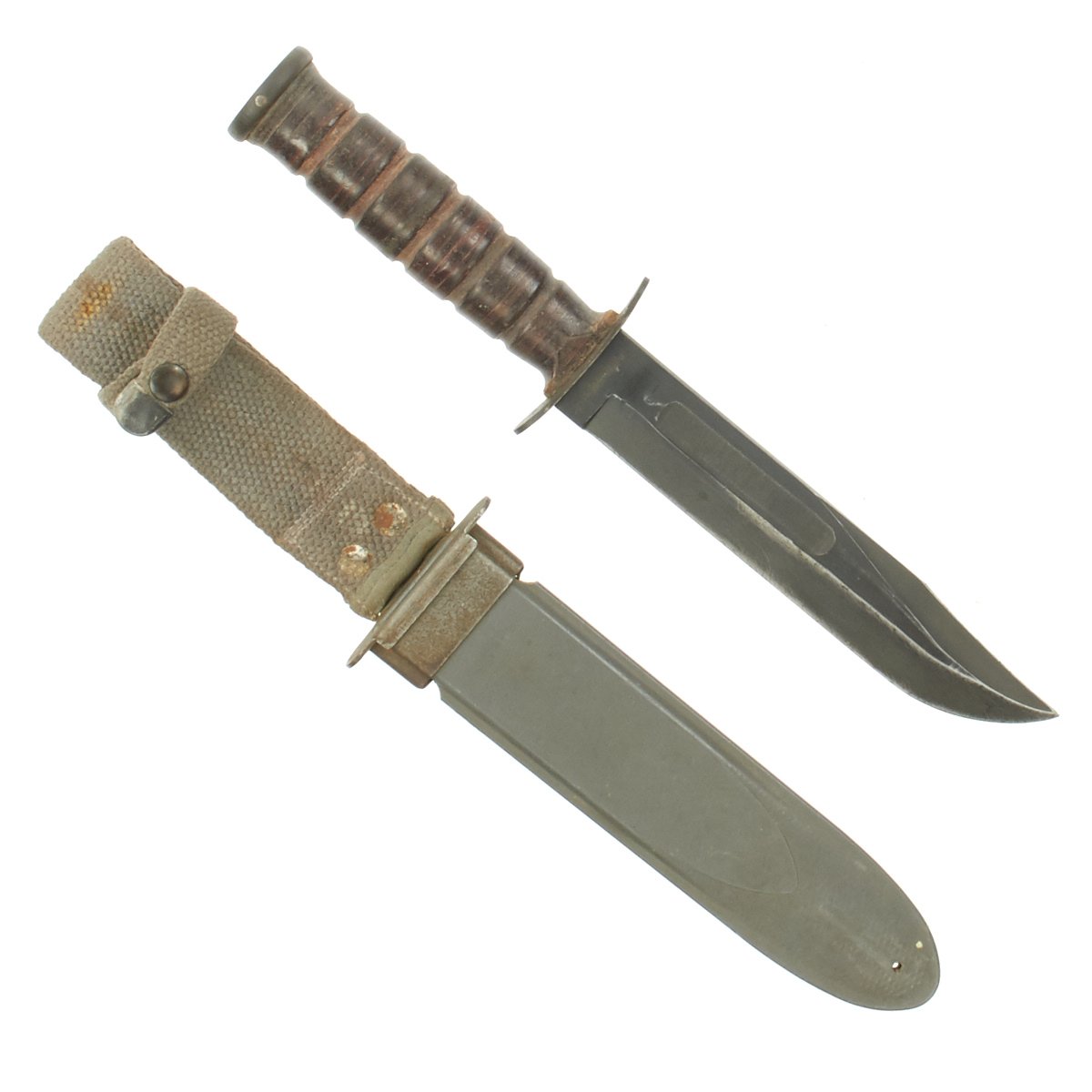 Original U.S. Pre-1944 WWII USN Mark 2 KA-BAR Fighting Knife by