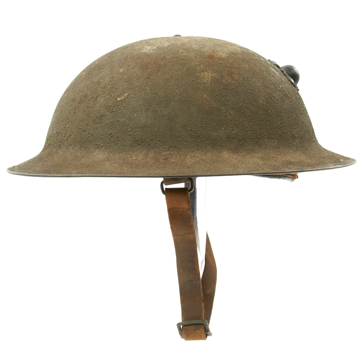 Original WWI U.S. Marine Corps M1917 Doughboy Helmet with Textured Pai ...