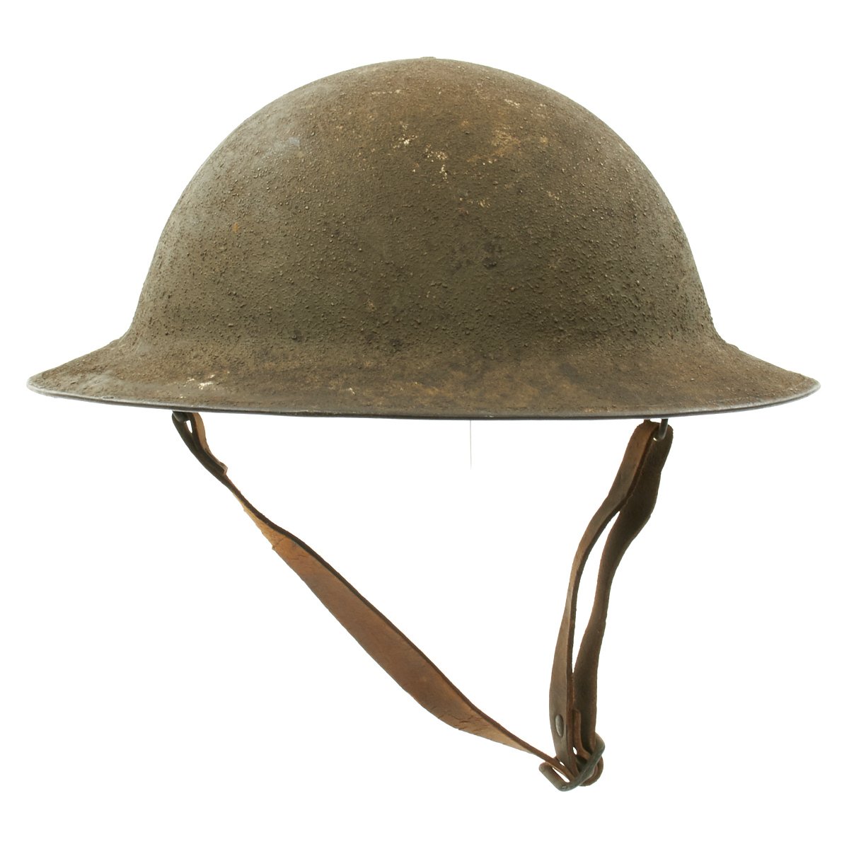 Original WWI U.S. Marine Corps M1917 Doughboy Helmet with Textured Pai ...