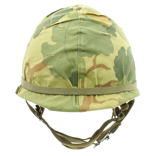 Original U.S. WWII Vietnam War M1 Paratrooper Helmet with 1966 Dated ...