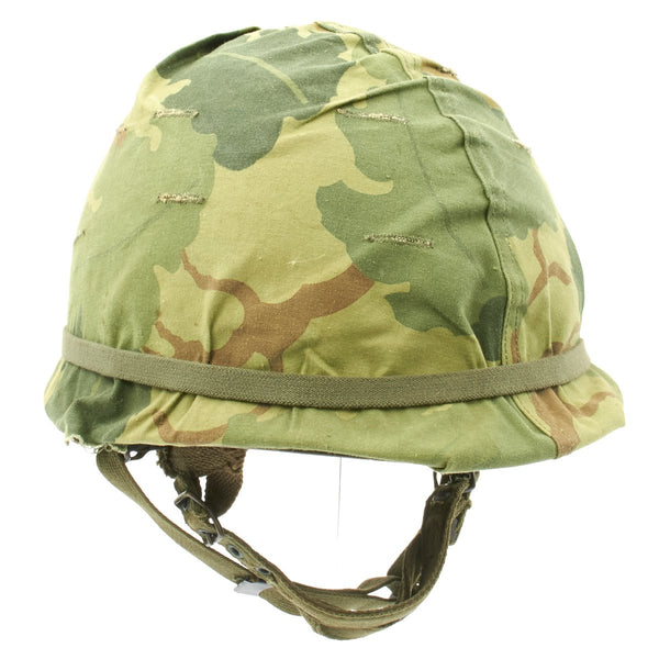 Original U.S. WWII Vietnam War M1 Paratrooper Helmet with 1966 Dated ...