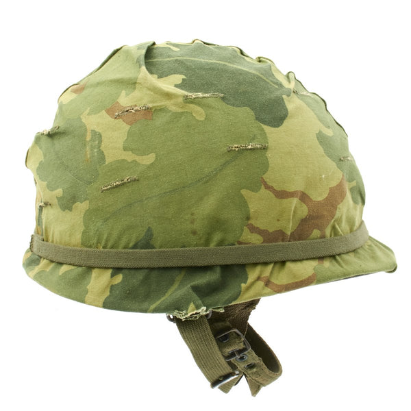 Original U.S. WWII Vietnam War M1 Paratrooper Helmet with 1966 Dated ...