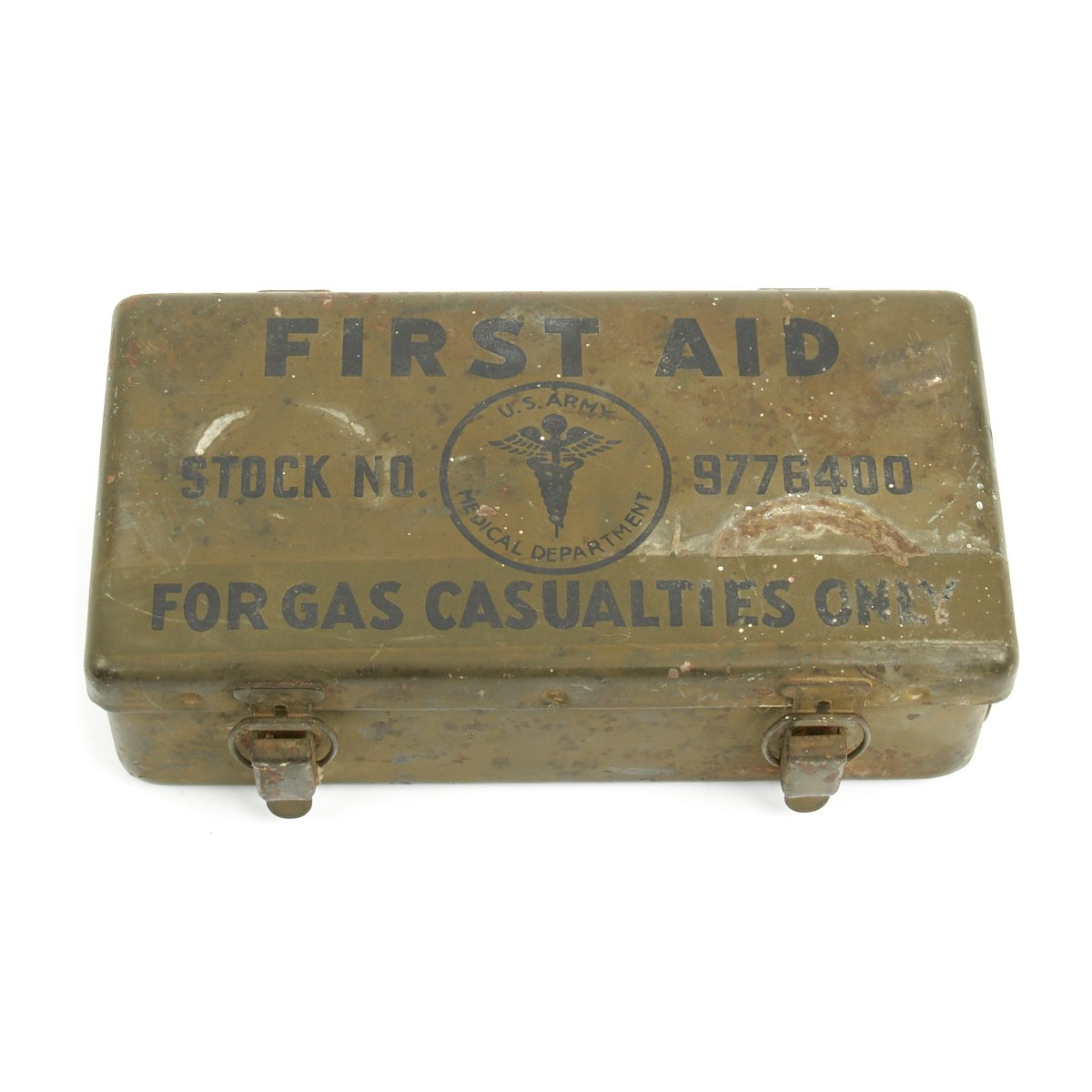 Original U.S. WWII Jeep First Aid Kit for Gas Casualties