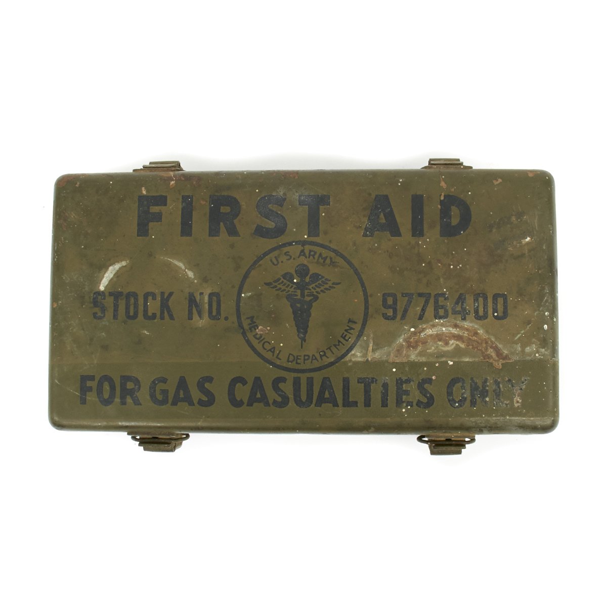 Original U.S. WWII Jeep First Aid Kit for Gas Casualties