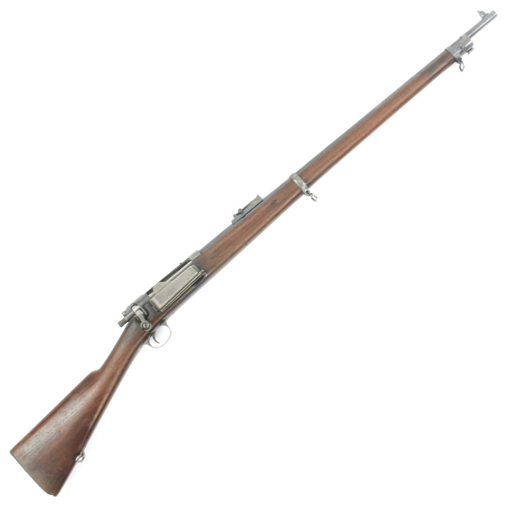 Original U.S. Springfield M1896 Krag-Jørgensen Rifle with Straight Cocking Piece - Serial 62971 made in 1897 Original Items