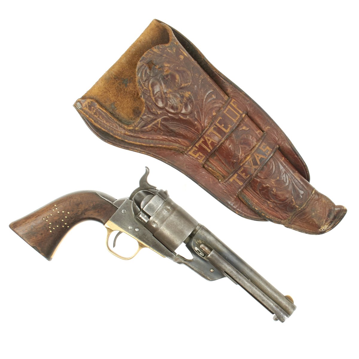 Original U.S. Colt 1860 Army Richards Cartridge Conversion Revolver wi –  International Military Antiques