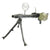 Original German WWII MG 42 Display Machine Gun with Anti-Aircraft Sights and Belt Carrier Original Items