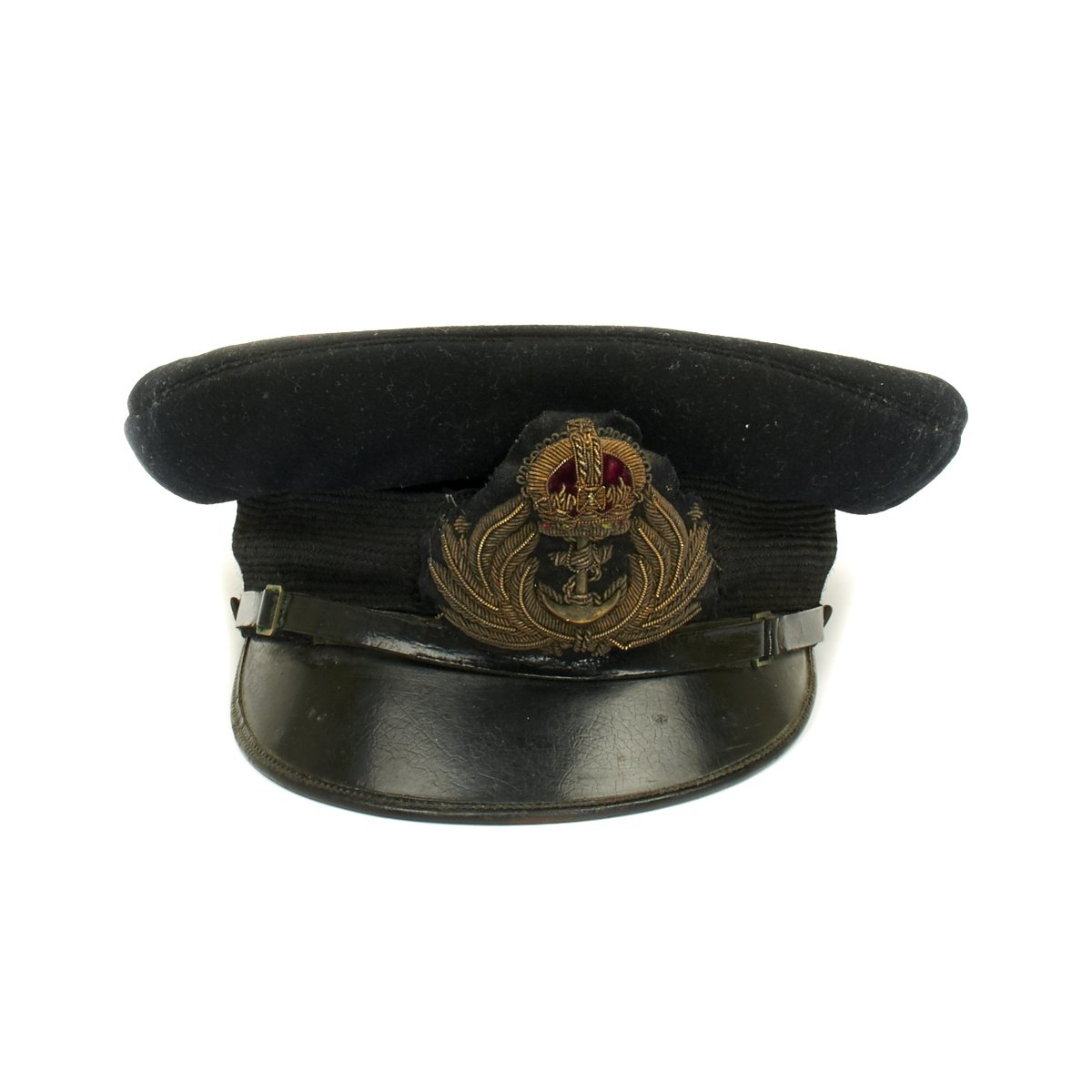 Royal navy peaked deals cap