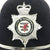 Original British Rose Top Bobby Police Helmet from the Avon & Somerset Constabulary Original Items