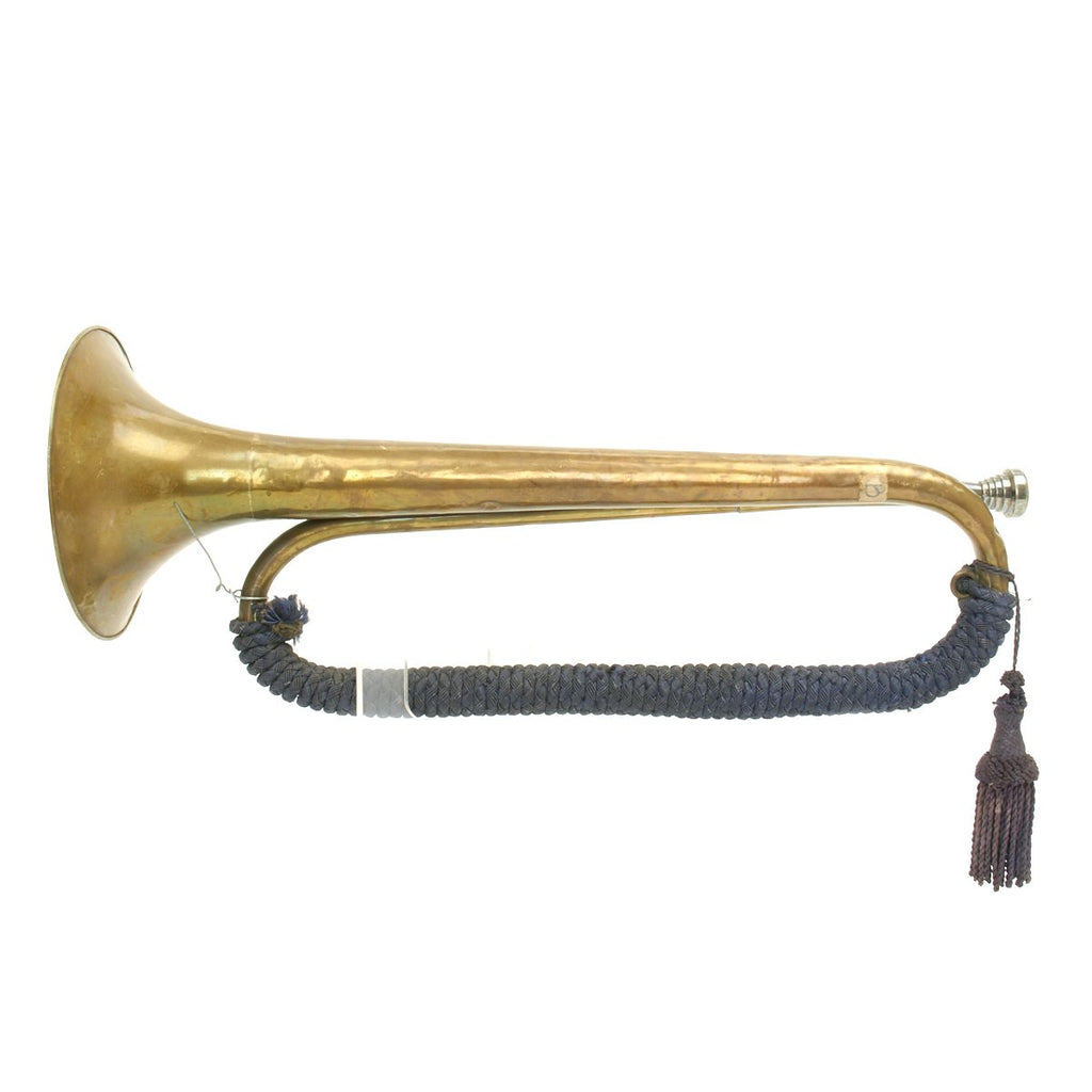 Original U.S. Civil War Union Infantry Model 1842 Pattern Trumpet with Cord Wrapping Original Items