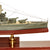 U.S. WWII Model of the USS Arizona Signed by Four Survivors: Russell McCurdy USMC, Glen Lane USN, Vincent Vlach USN, and Donald Stratton USN Original Items