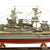 U.S. WWII Model of the USS Arizona Signed by Four Survivors: Russell McCurdy USMC, Glen Lane USN, Vincent Vlach USN, and Donald Stratton USN Original Items