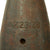 Original German WWII FlaK 88 High Explosive Inert Shell with Casing & Fuse Container - WWII Marked and Dated Original Items