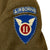 Original U.S. WWII 187th Glider Infantry Regiment (GIR) Named Ike Jacket and Hand Painted B-4 Bag Original Items