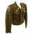 Original U.S. WWII 187th Glider Infantry Regiment (GIR) Named Ike Jacket and Hand Painted B-4 Bag Original Items