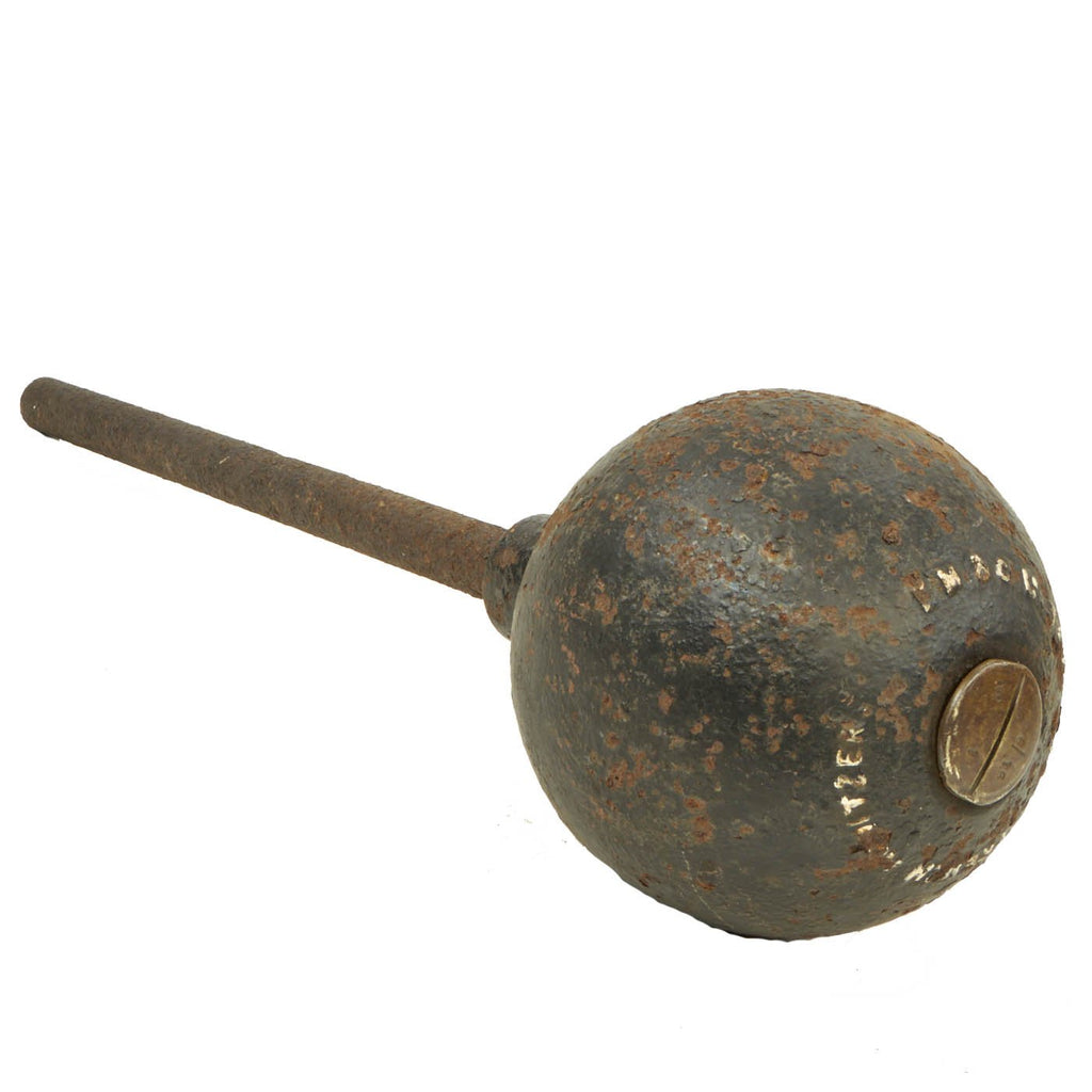 Original British WWI 2 inch Medium Trench Mortar "Toffee Apple" Bomb Projectile - Inert Original Items