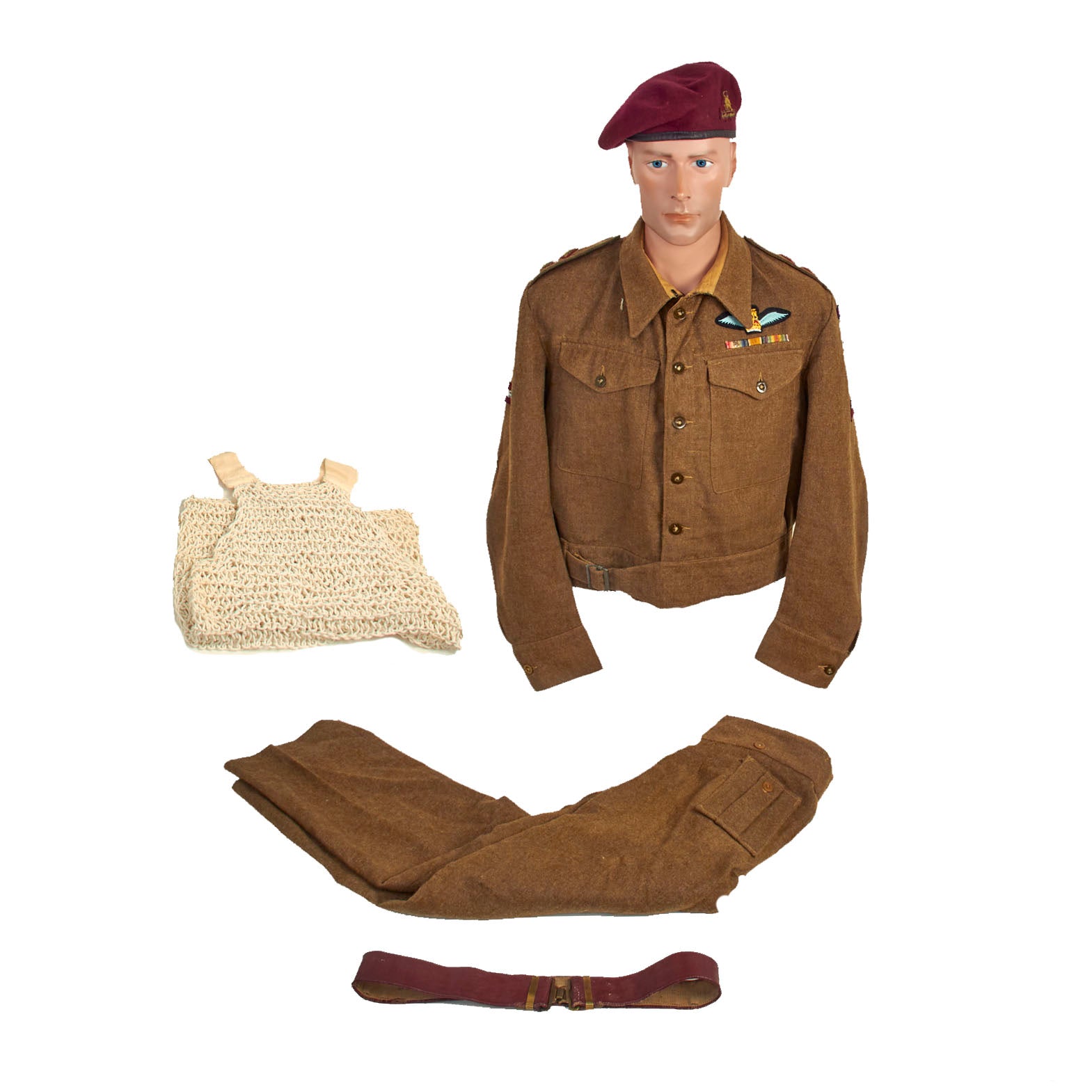 WW2 British Paratrooper Battle Dress Uniform Package