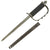 Original U.S. WWII First Pattern OSS Drop Knife with Scabbard made from Springfield Trapdoor Bayonet Original Items