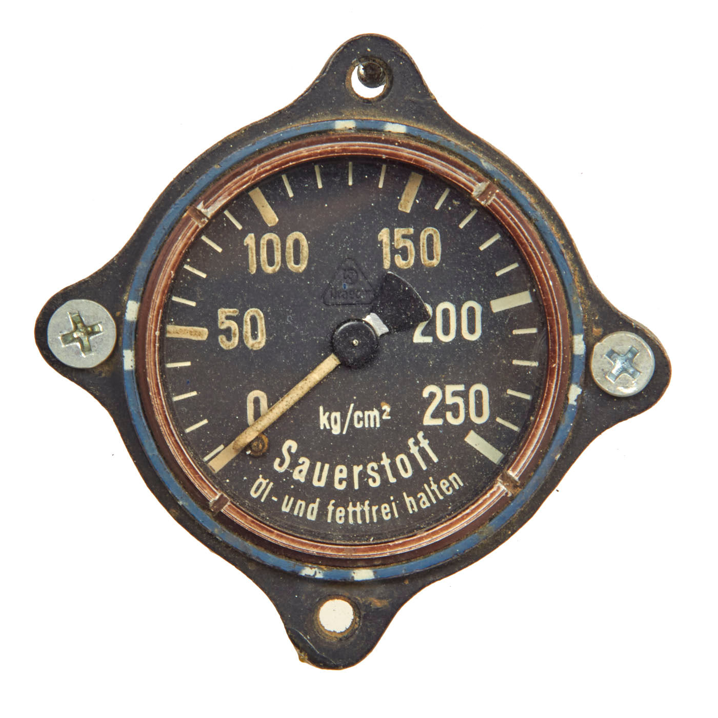 ORIGINAL GERMAN KRIEGSMARINE AIR PRESSURE WEATHER GAUGE