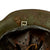 Original German WWII M17 Transitional Army Double Decal Overpaint Helmet - Austrian M-1917 Size 66 Shell Original Items