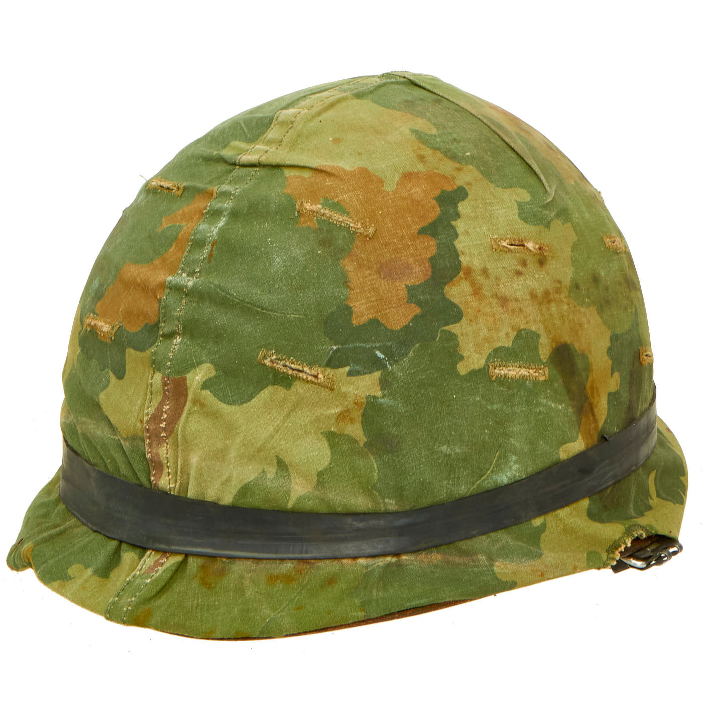 Original U.S. Vietnam M1 Ingersoll Helmet with USMC Camo Cover & Updat ...