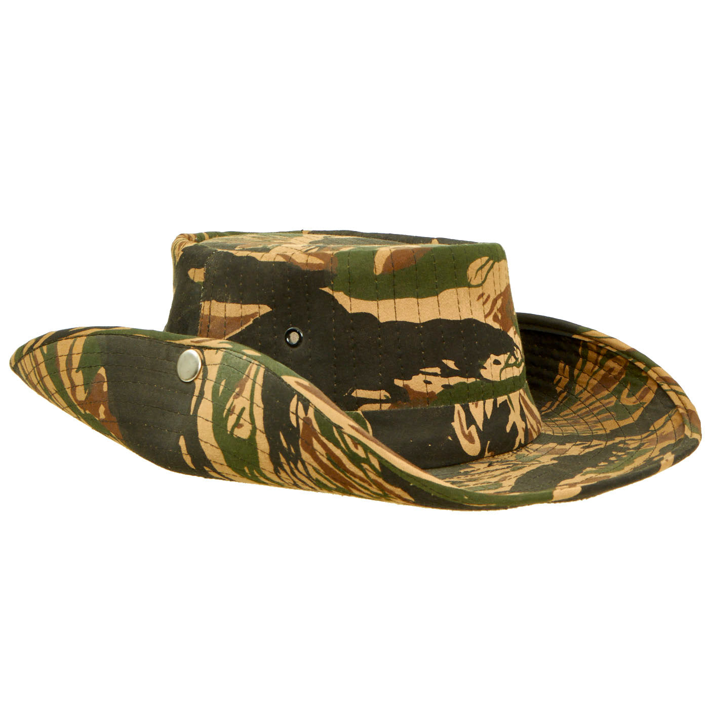 Original U.S. Vietnam War Incountry-Made Tigerstripe “Cowboy” Bush Hat